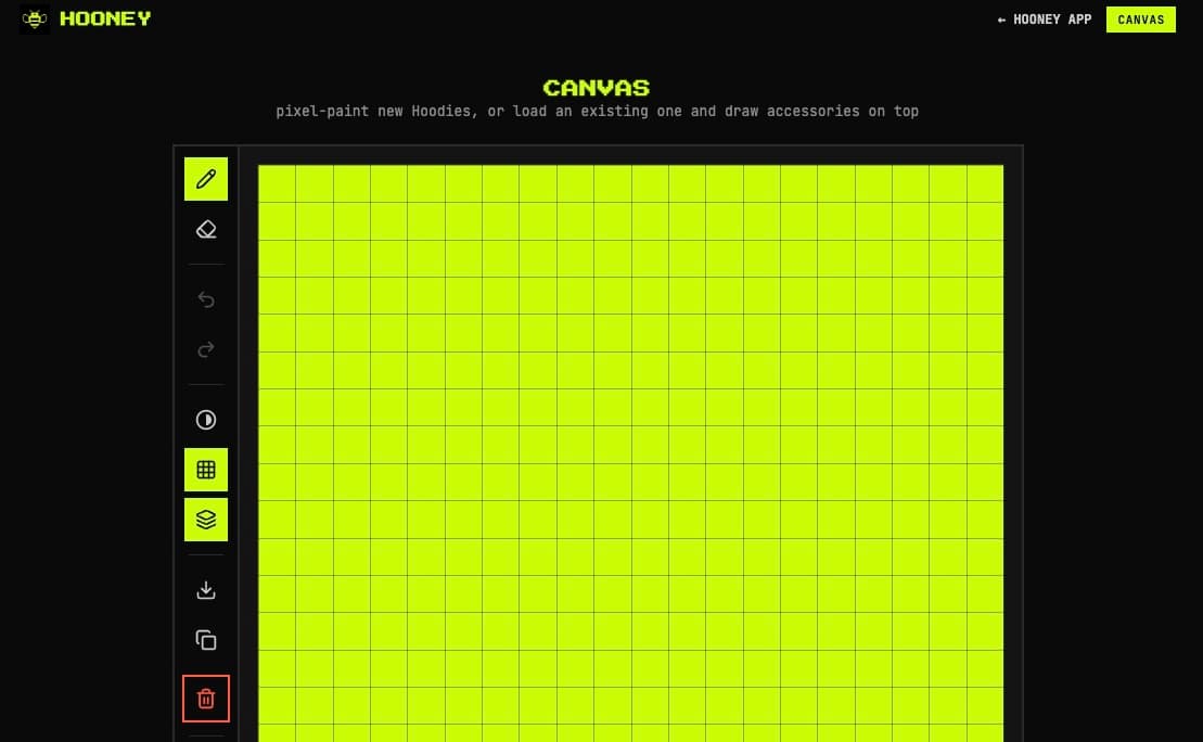 CANVAS HOONEY